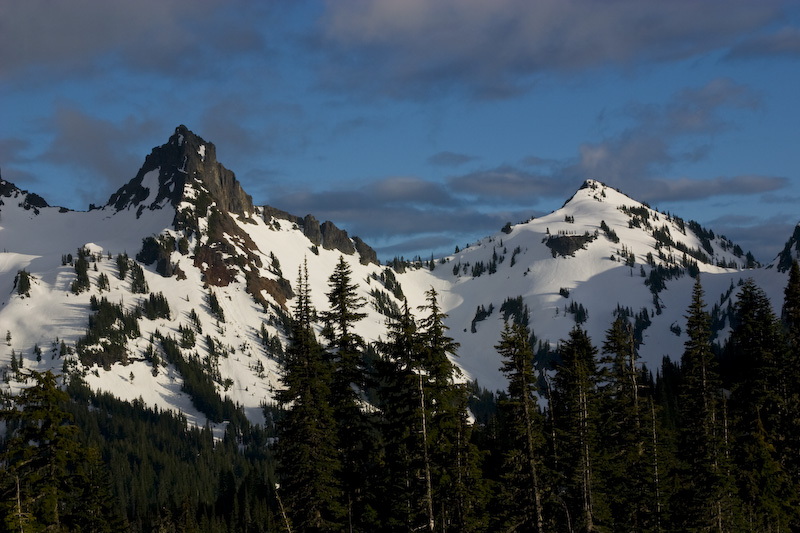 Pinnacle Peak And Plummer Peak